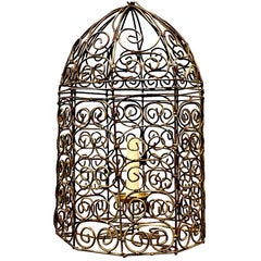 Vintage French Cage Lantern