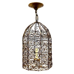 Used French Cage Lantern