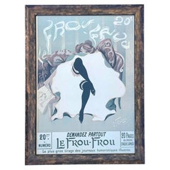 Vintage French Can Can Poster