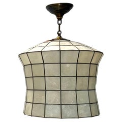 Vintage French Capiz Lantern