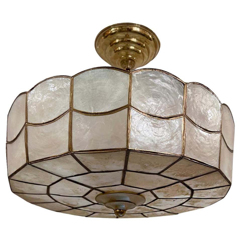 Shell Light Fixture - 162 For Sale on 1stDibs | seashell light fixture ...