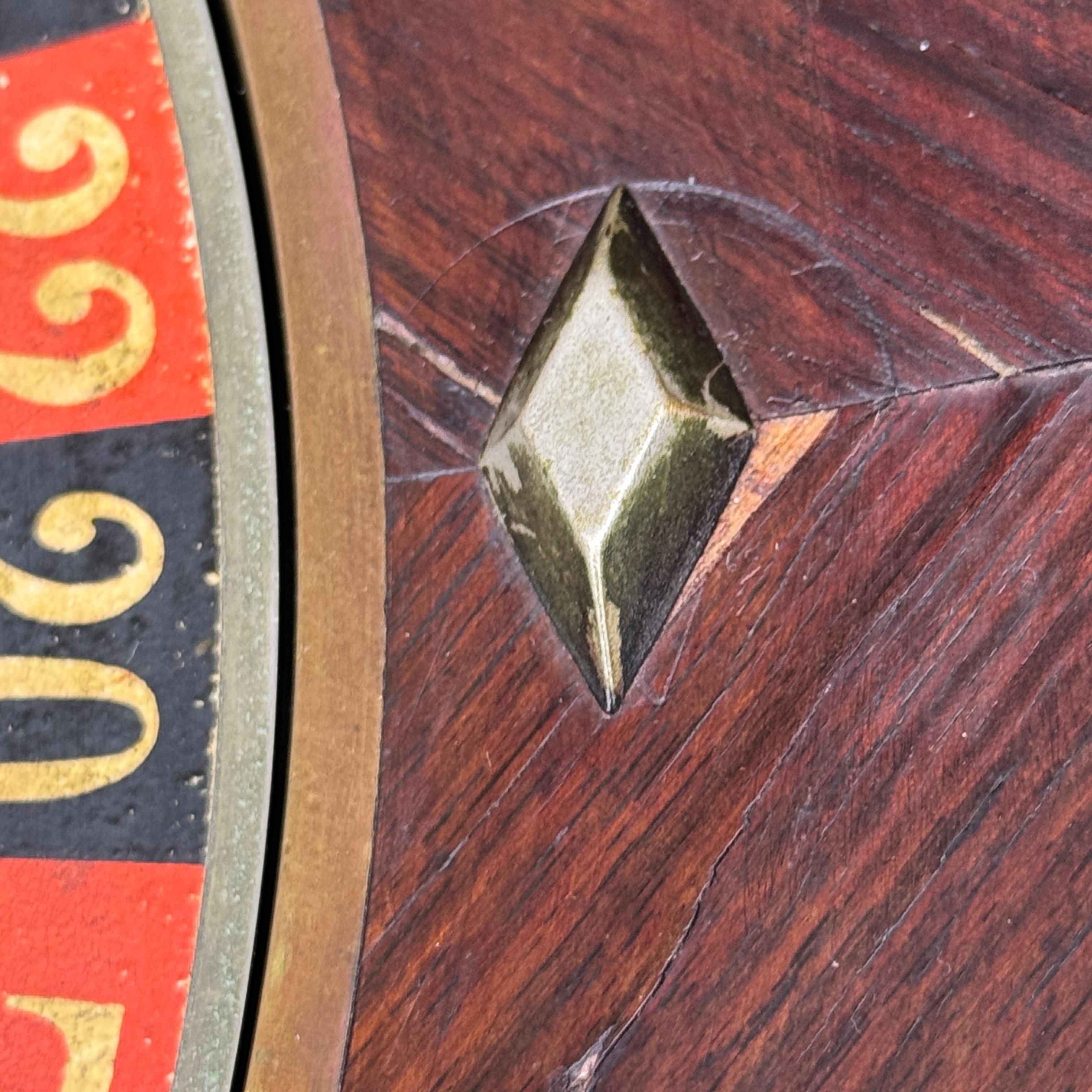 Vieille roue de roulette de casino française Marque Deposee, années 1950 en vente 4