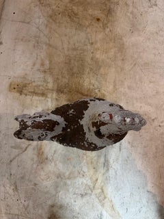 Vintage French Cast Concrete Rooster Sculpture