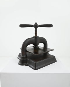 Vintage French Cast Iron Book Press
