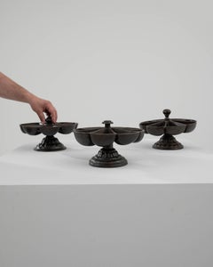 Vintage French Cast Iron Decorative Tray (1)