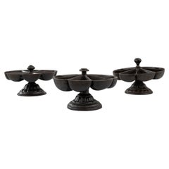 Vintage French Cast Iron Decorative Tray (1)