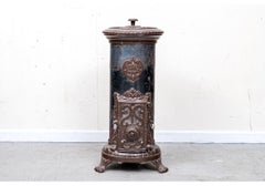 Vintage French Cast Iron Stove Cast Iron Enameled Stove By Ae. Mon. Godin