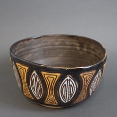 Bol vintage en céramique française par Alexandre Kostanda