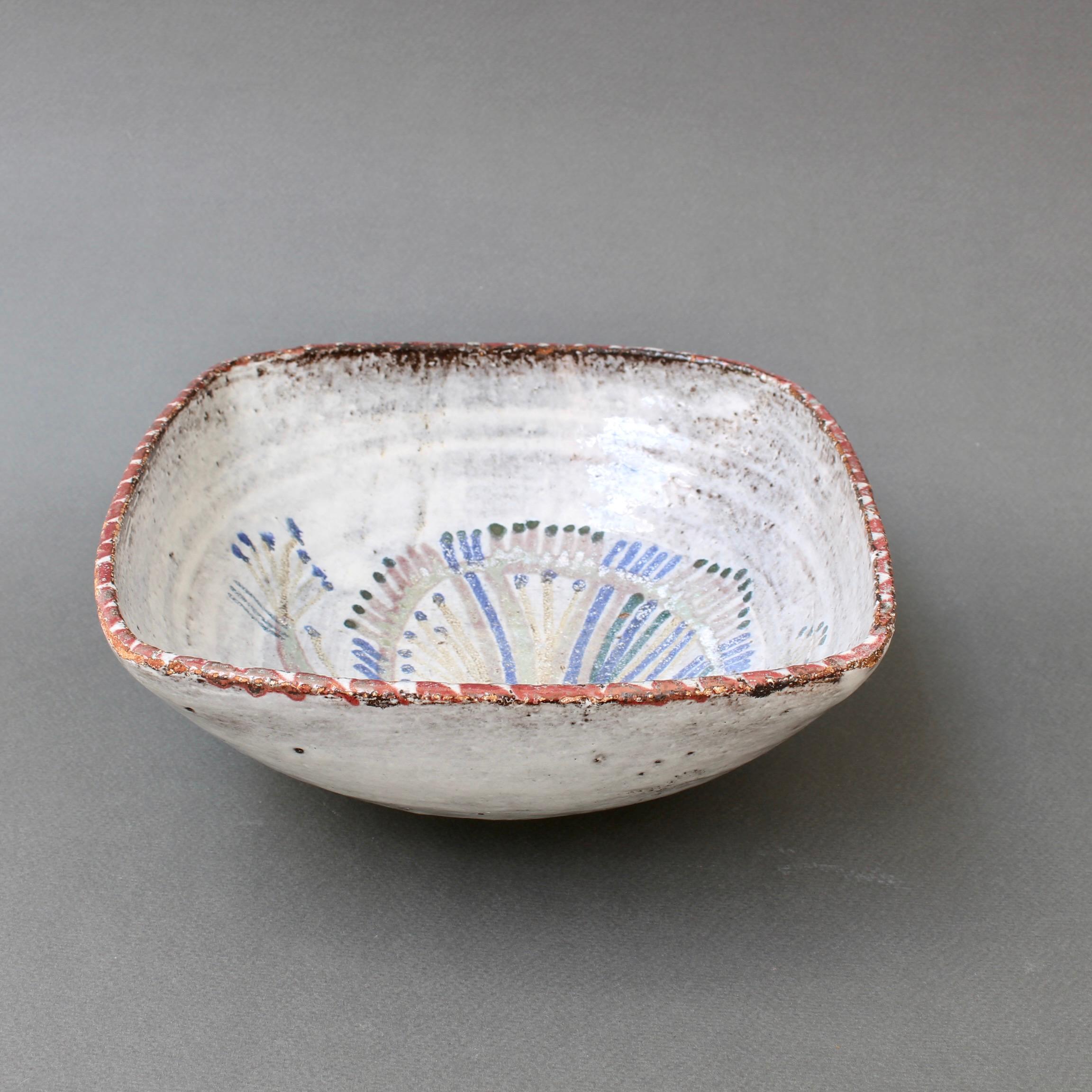 Vintage French Ceramic Bowl by Jean Derval for Le Mûrier 'circa 1960s' 9