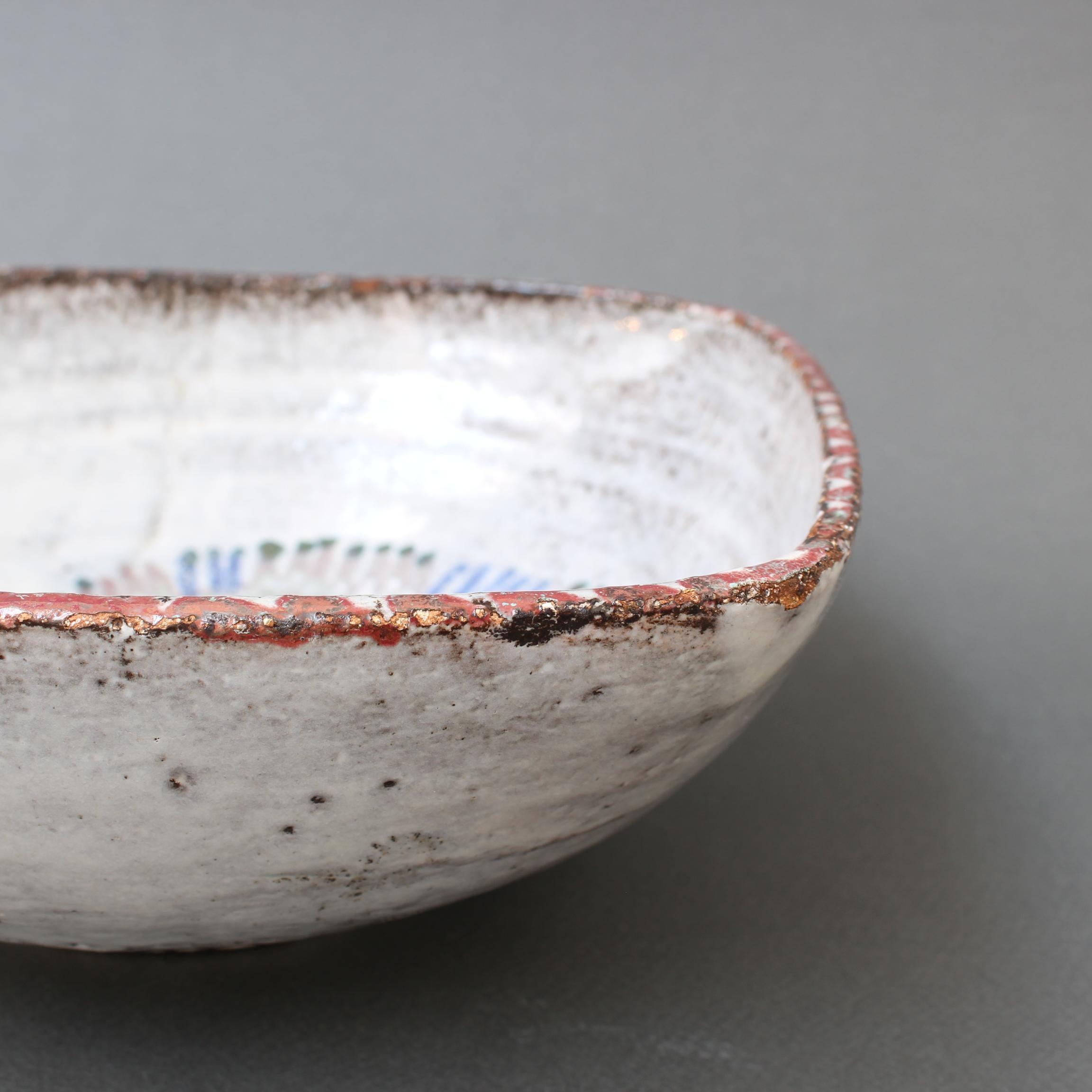 Vintage French Ceramic Bowl by Jean Derval for Le Mûrier 'circa 1960s' 12