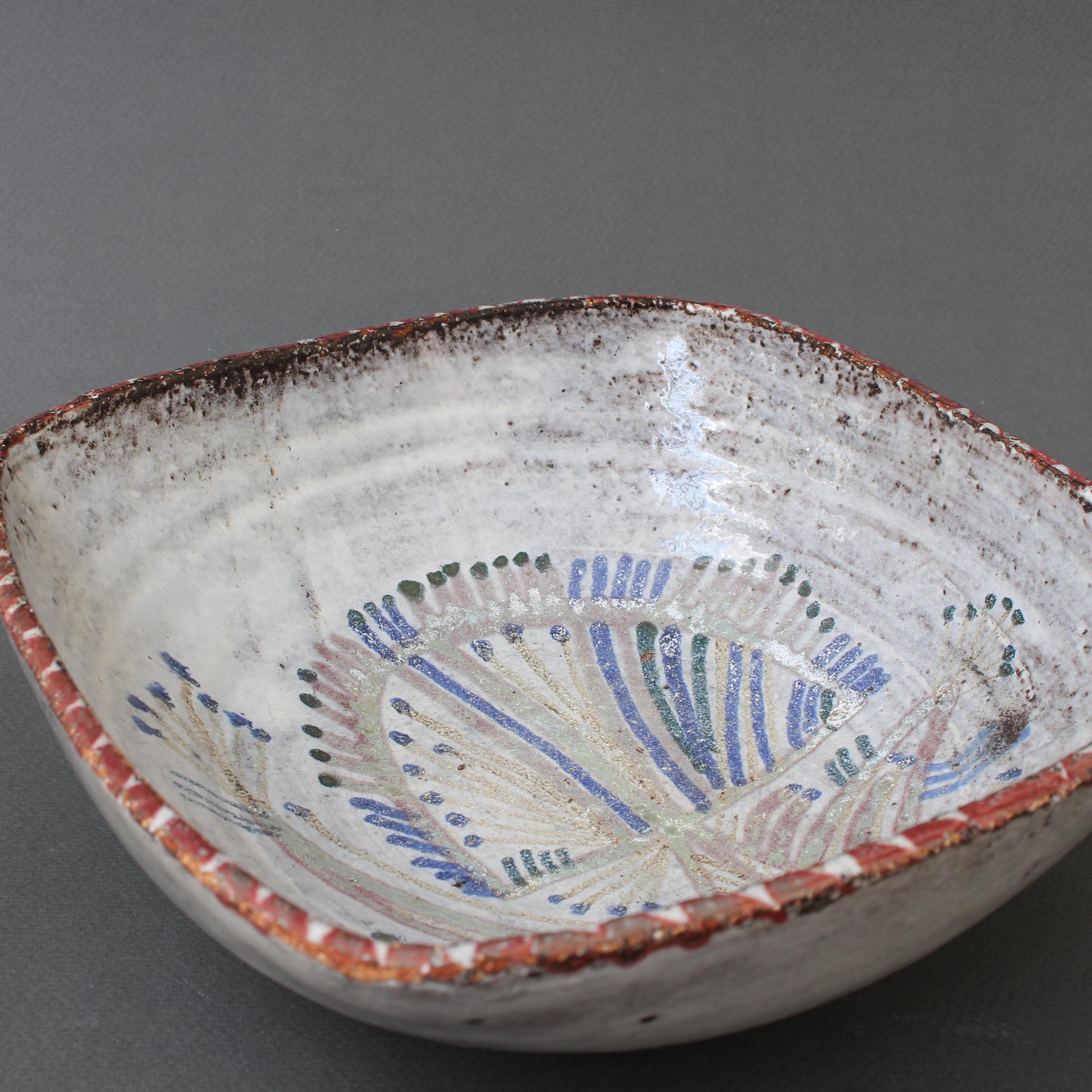 Vintage French Ceramic Bowl by Jean Derval for Le Mûrier 'circa 1960s' 14