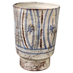 Vintage French Ceramic Cache Pot by Le Mûrier 'circa 1960s', Small