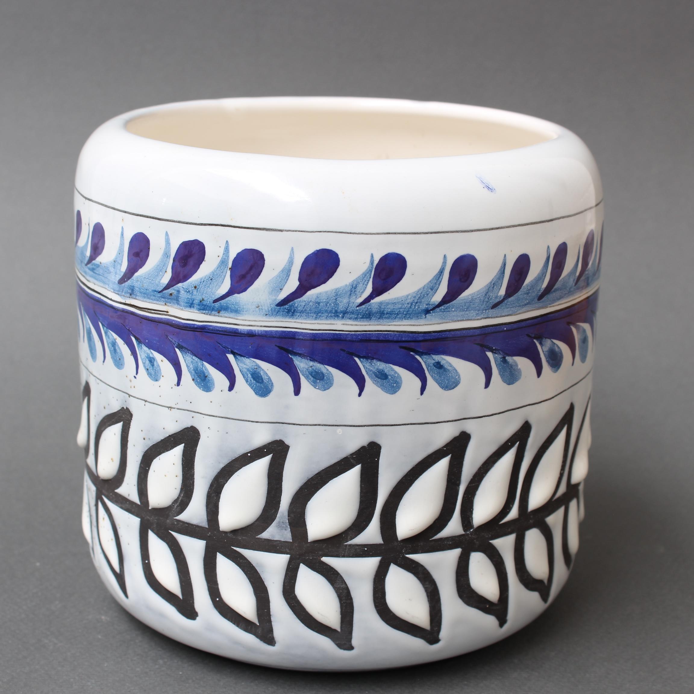 Vintage French Ceramic Cachepot by Roger Capron 'circa 1960s' For Sale 3
