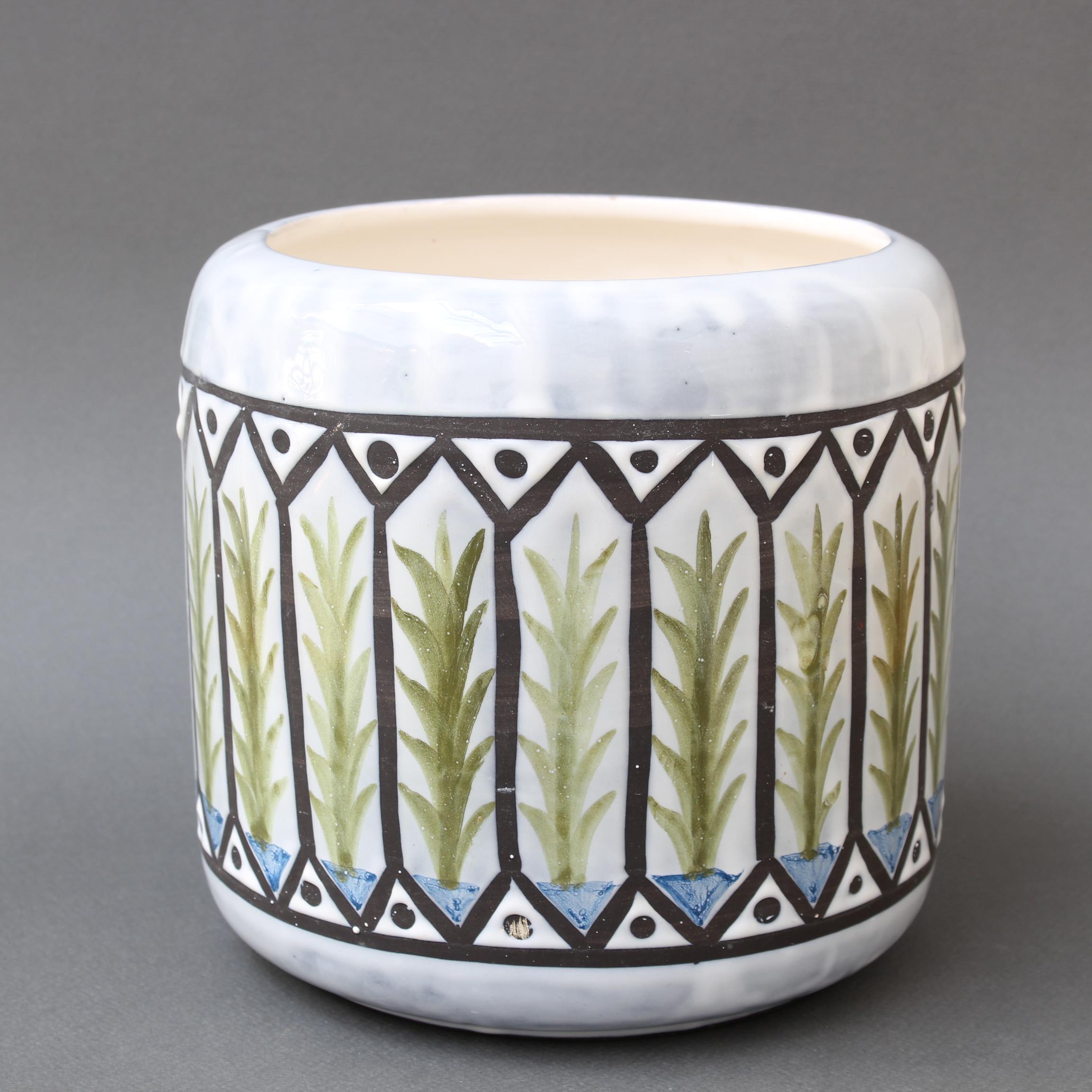Vintage French Ceramic Cachepot by Roger Capron, 'circa 1970s' For Sale 1