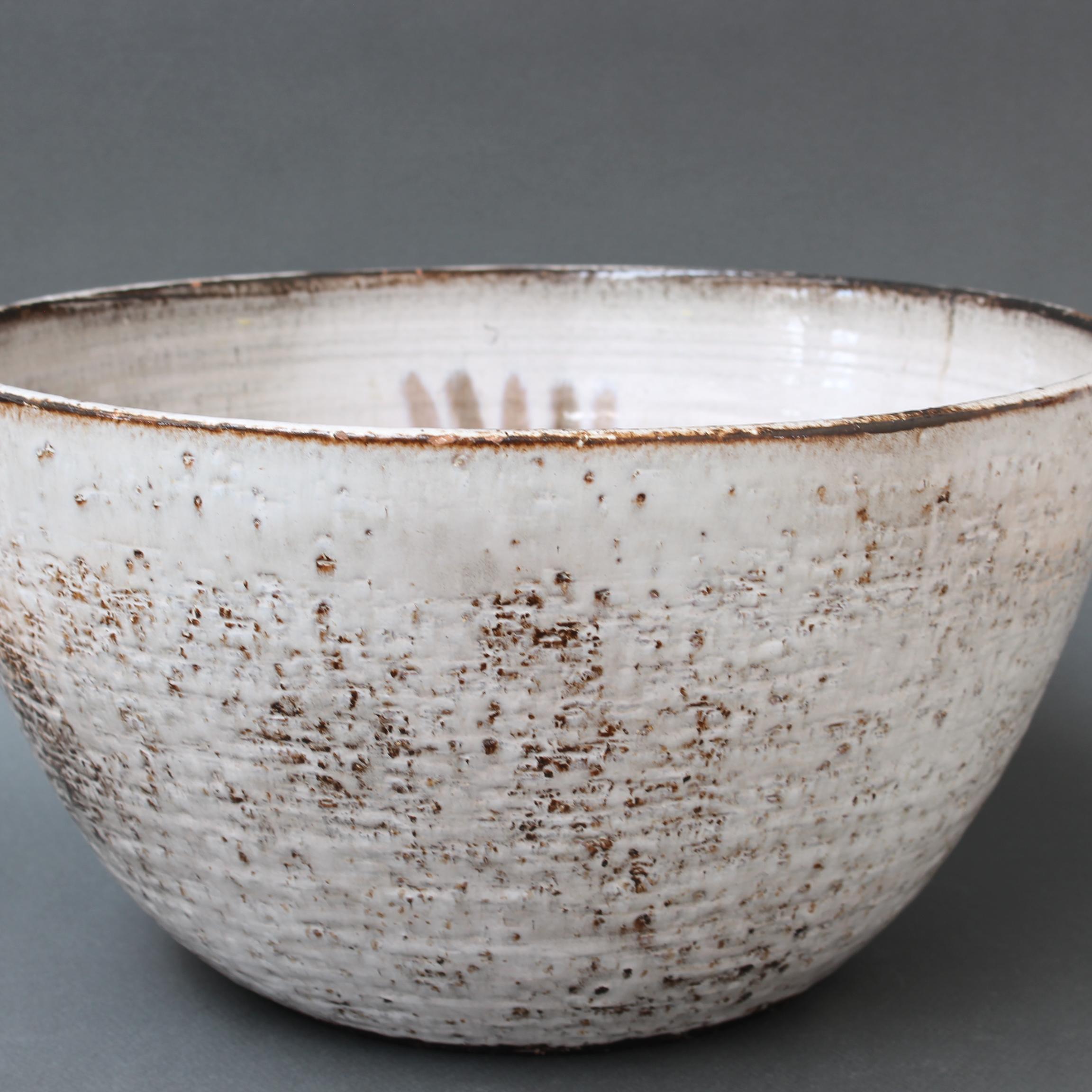 Vintage French Ceramic Decorative Bowl by Gérard Hofmann 'circa 1950s', Large 9