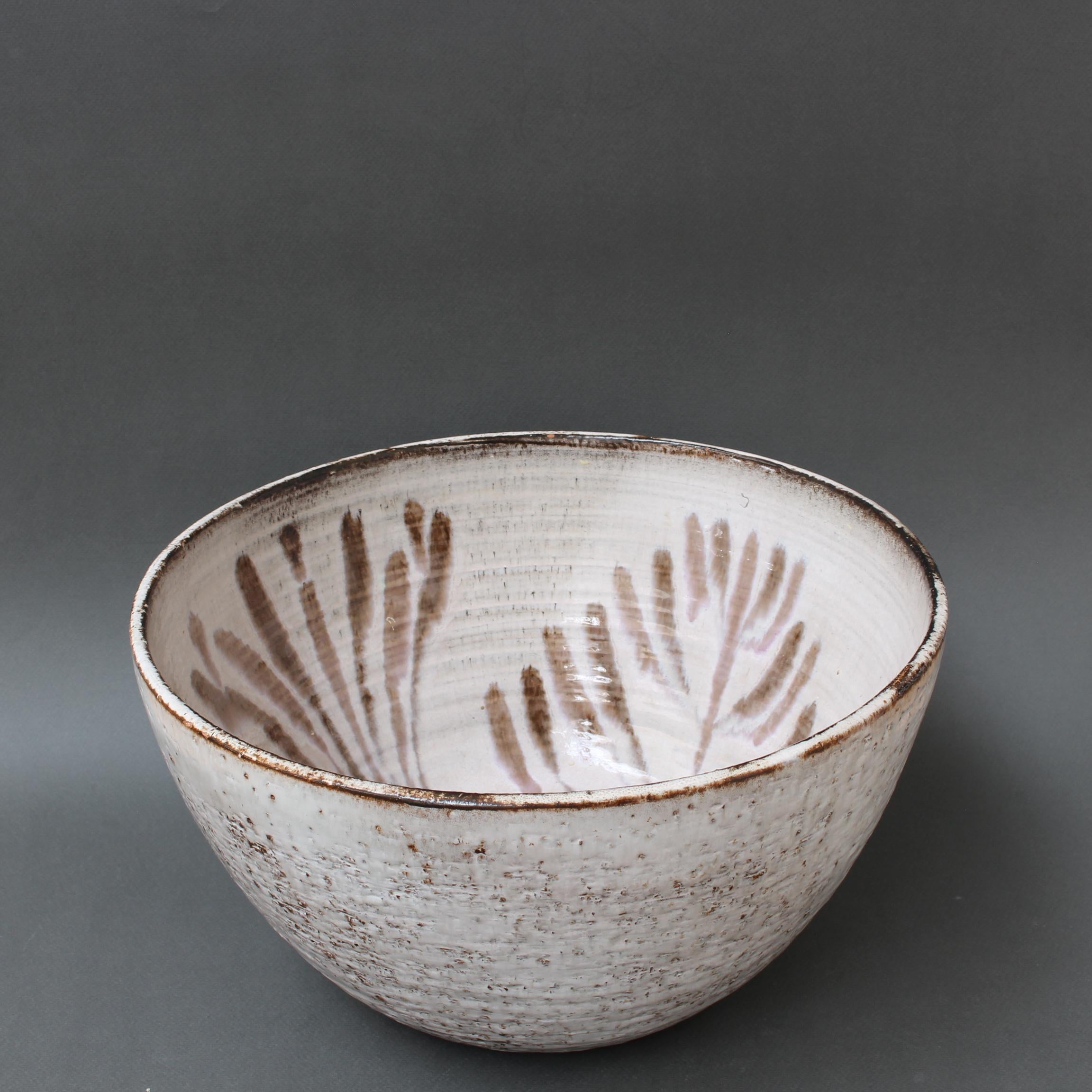 Vintage French Ceramic Decorative Bowl by Gérard Hofmann 'circa 1950s', Large 14