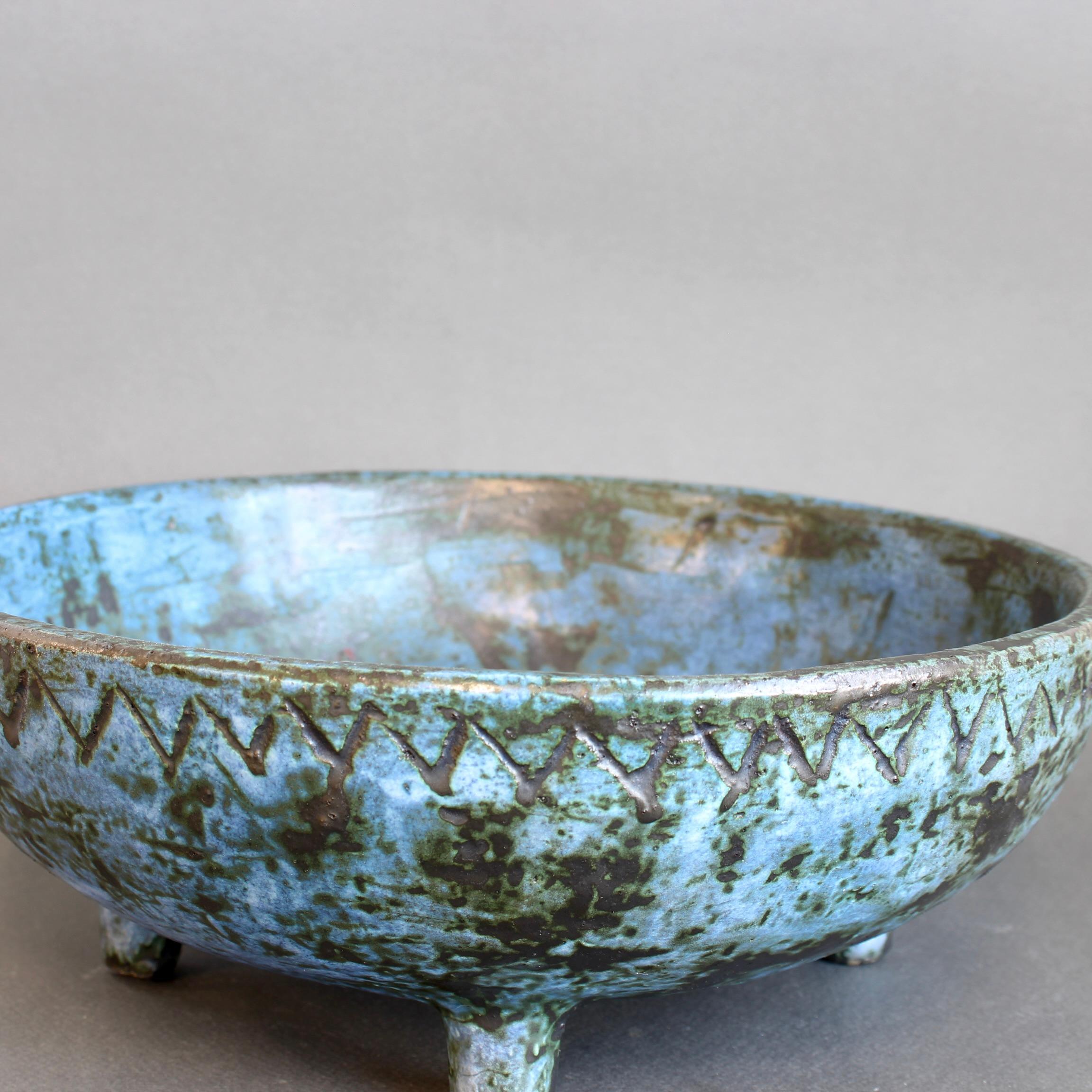 Dekorative Schale aus französischer Keramik von Jacques Blin (ca. 1950er Jahre) im Angebot 7
