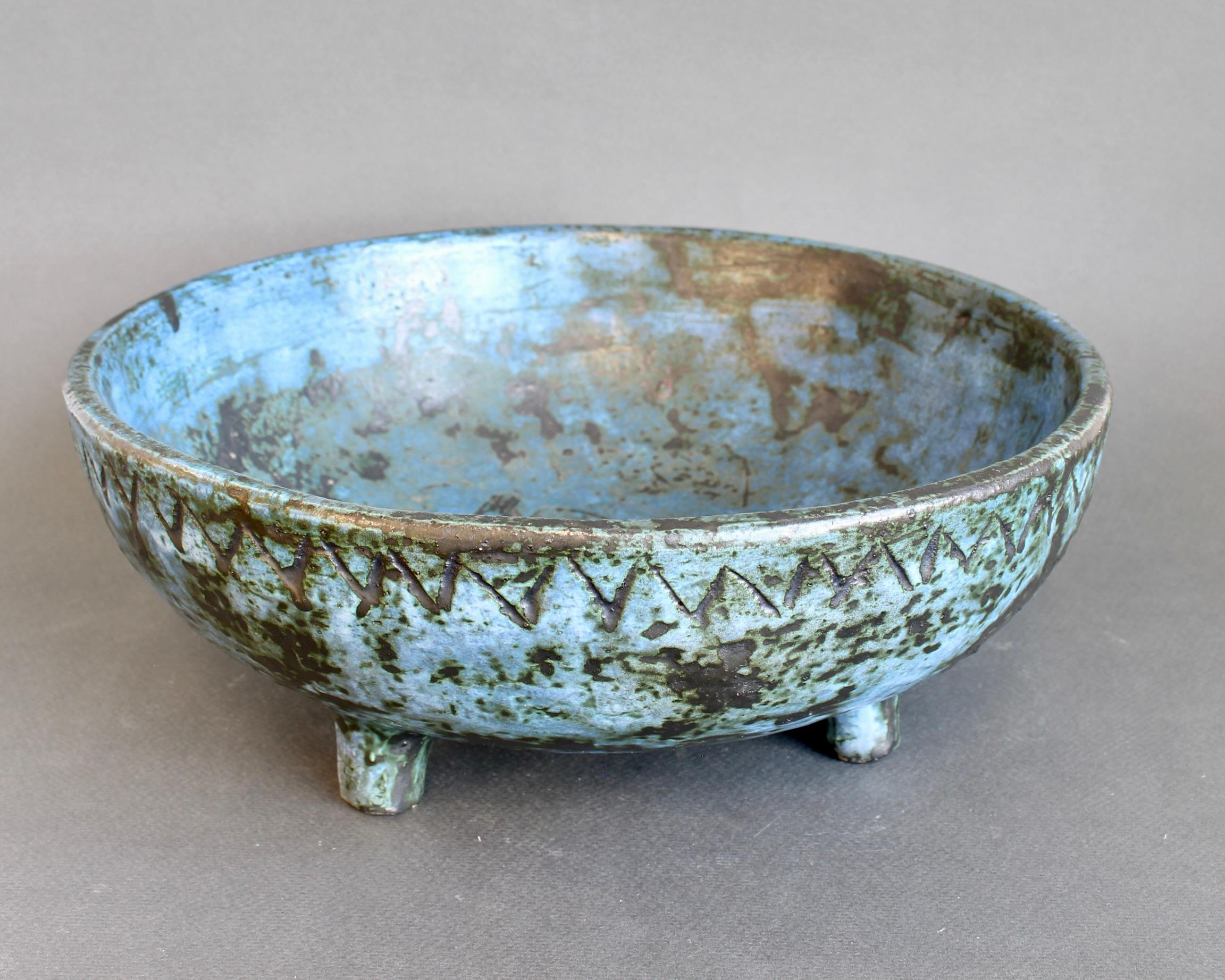 Dekorative Schale aus französischer Keramik von Jacques Blin (ca. 1950er Jahre) im Angebot 8