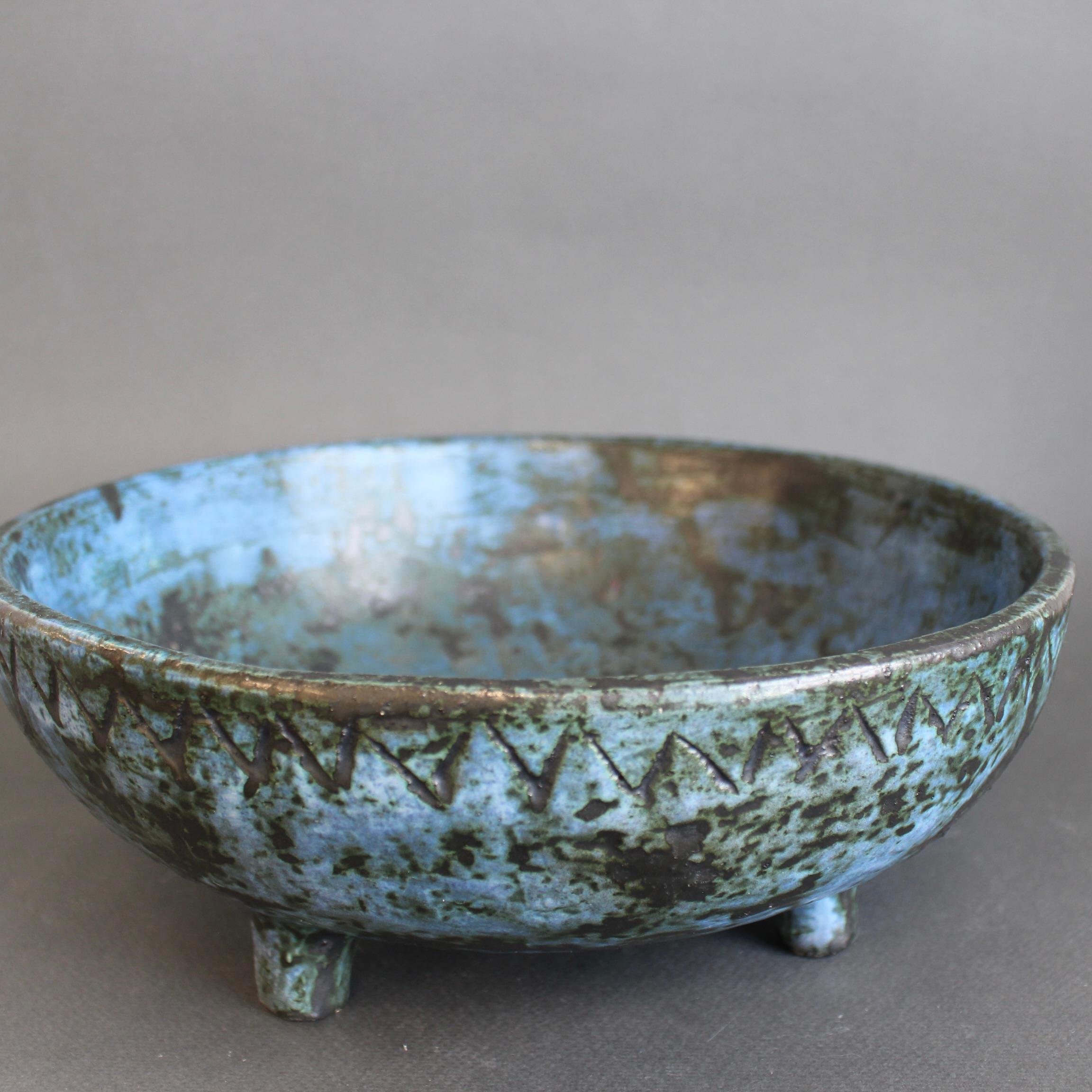 Dekorative Schale aus französischer Keramik von Jacques Blin (ca. 1950er Jahre) im Angebot 12