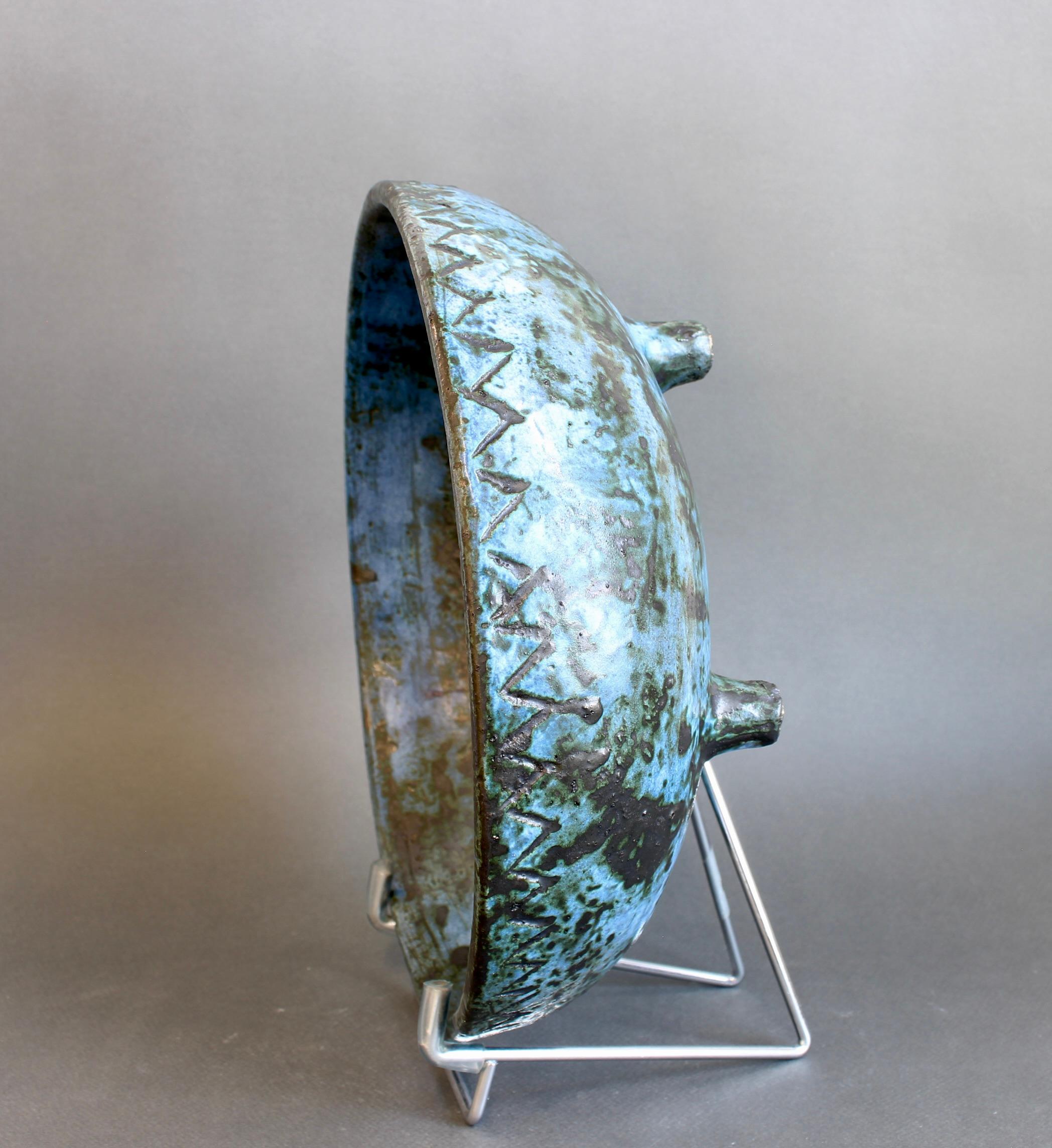 Dekorative Schale aus französischer Keramik von Jacques Blin (ca. 1950er Jahre) im Zustand „Gut“ im Angebot in London, GB