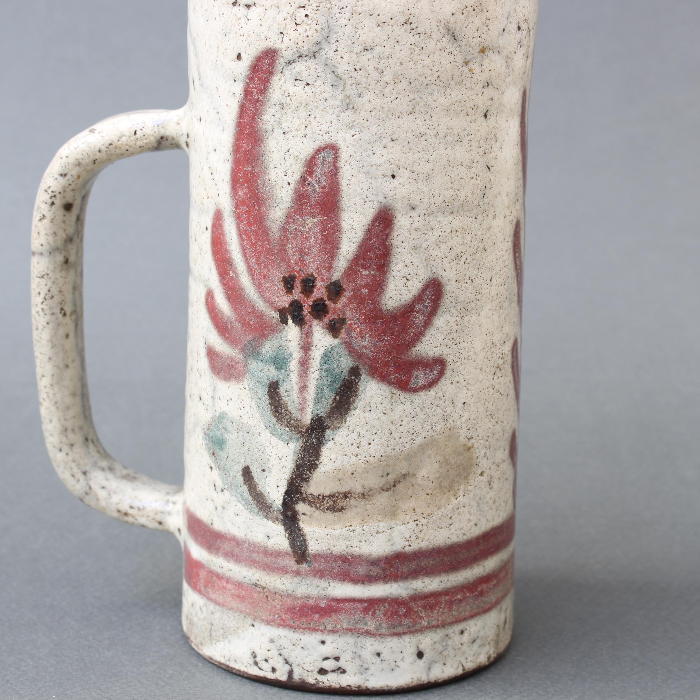 Vintage French Ceramic Decorative Mug by Le Mûrier 'circa 1960s' 6