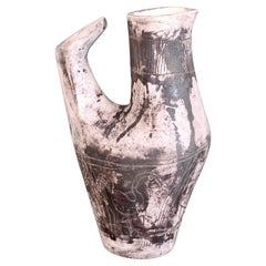 Vintage French Ceramic Decorative Pitcher by Jacques Blin (circa 1950s)