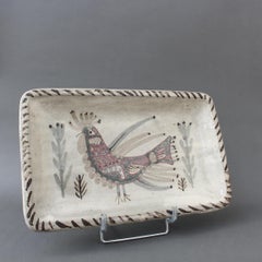 Vintage French Ceramic Dish by Gustave Reynaud, Le Mûrier 'circa 1960s'