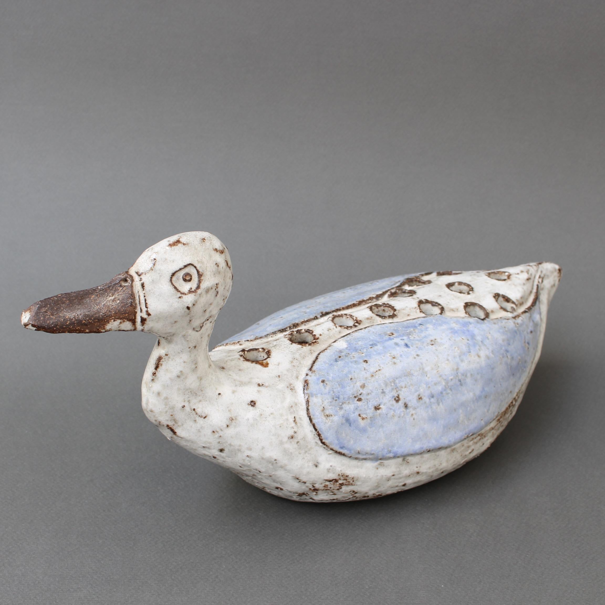 Vintage French Ceramic Duck Flower Vase by Albert Thiry, 'circa 1960s' 11