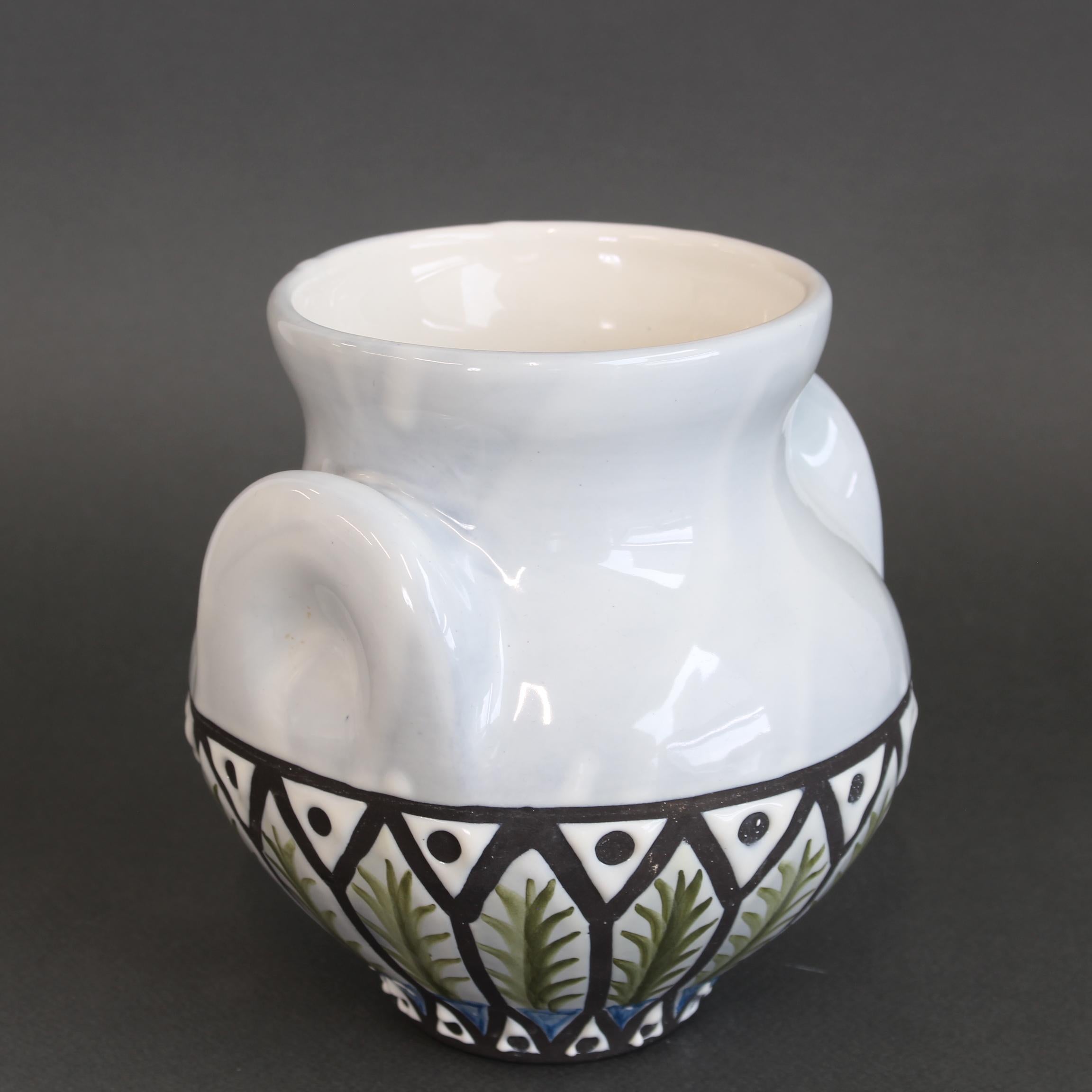 Français Vase à Oreilles en céramique par Roger Capron (1950s) en vente