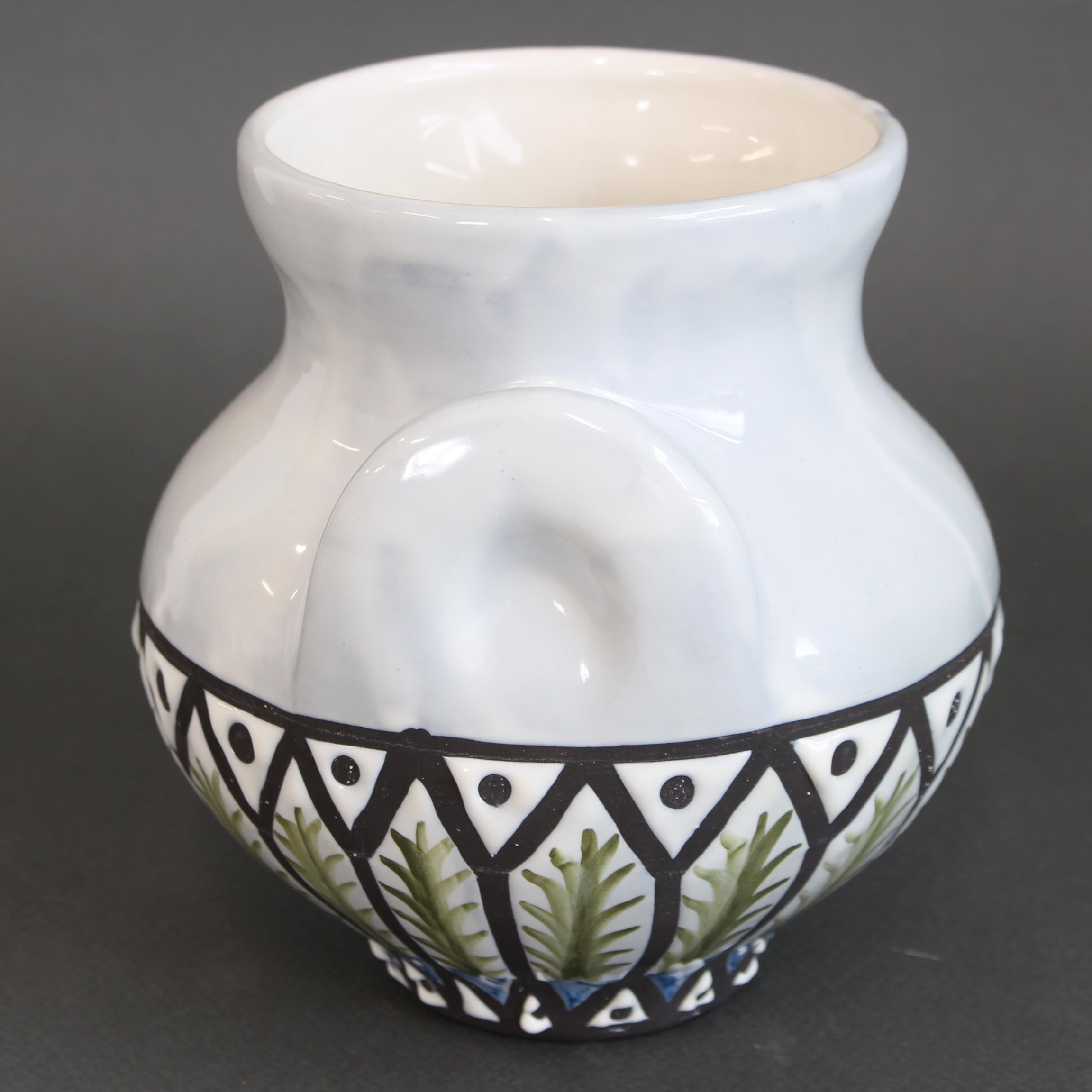 Céramique Vase à Oreilles en céramique par Roger Capron (1950s) en vente