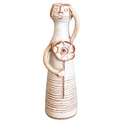 Vintage French Ceramic Figure by Jacques Pouchain (circa 1960s-70s)