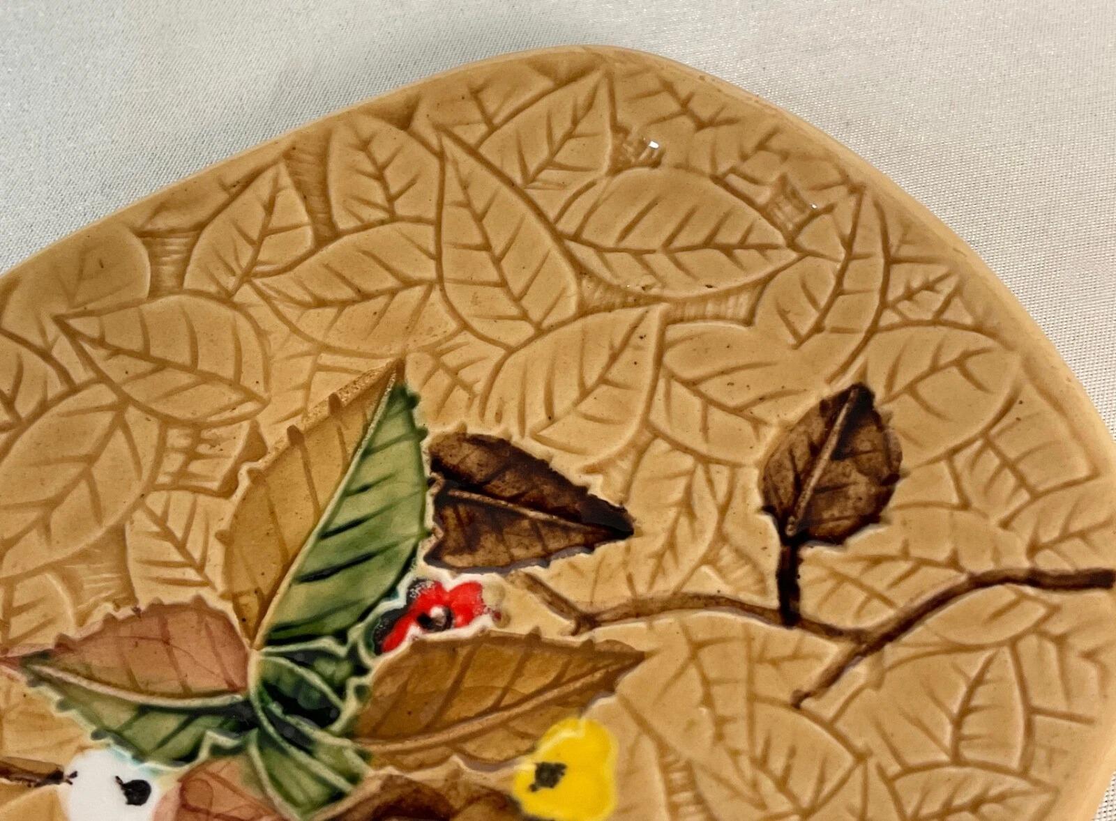 Vintage Französisch Keramik Blumen Vide Poche, Mitte des 20. Jahrhunderts - 2Y591 im Angebot 2