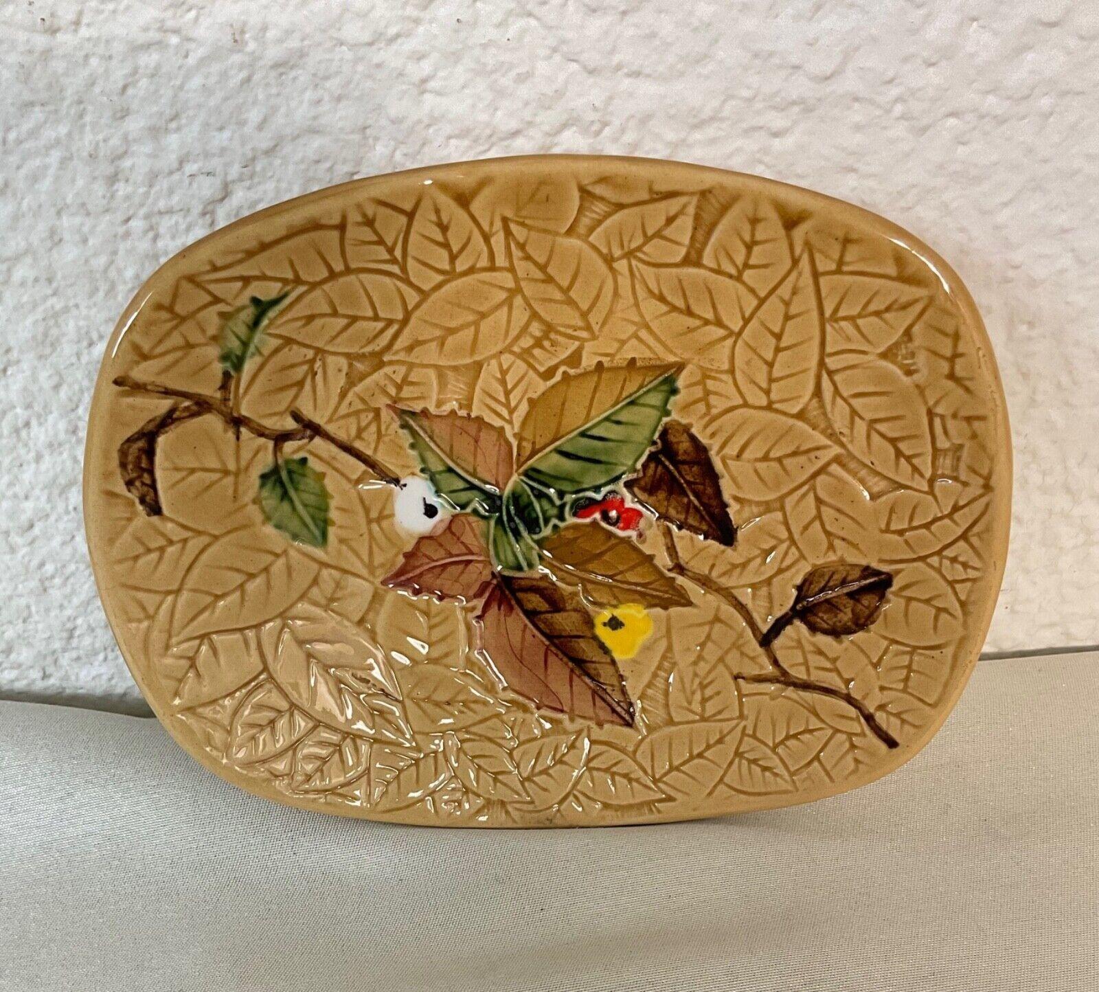 Vintage Französisch Keramik Blumen Vide Poche, Mitte des 20. Jahrhunderts - 2Y591 im Angebot 4