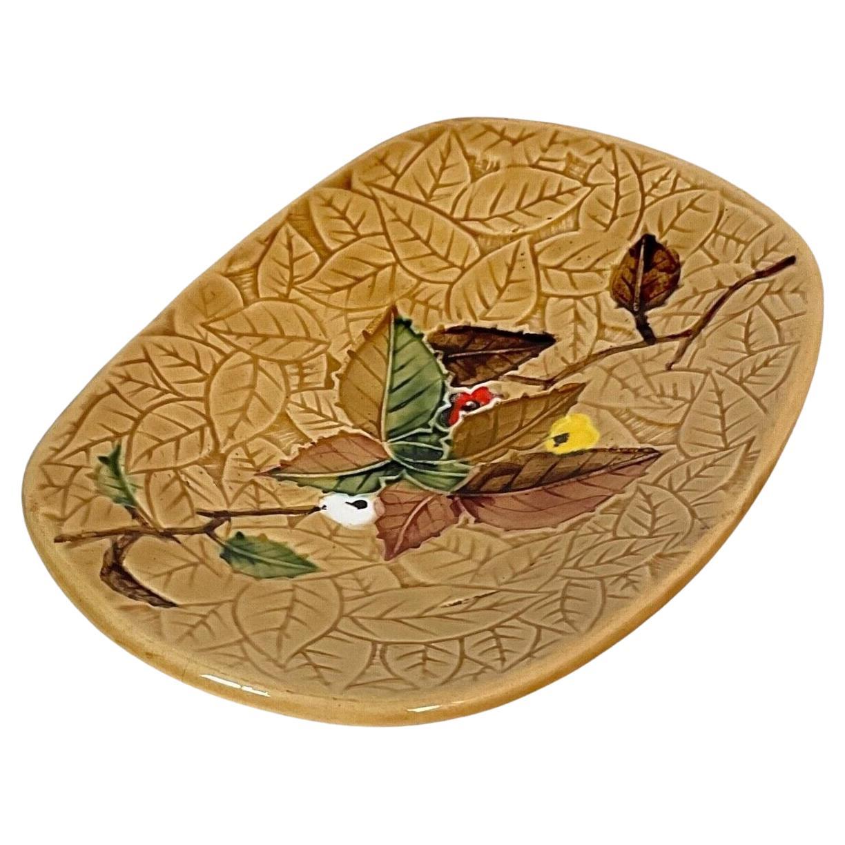 Vintage Französisch Keramik Blumen Vide Poche, Mitte des 20. Jahrhunderts - 2Y591 im Angebot