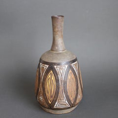 Vintage French Ceramic Flower Vase by Alexandre Kostanda