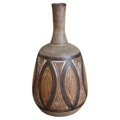 Vintage French Ceramic Flower Vase by Alexandre Kostanda