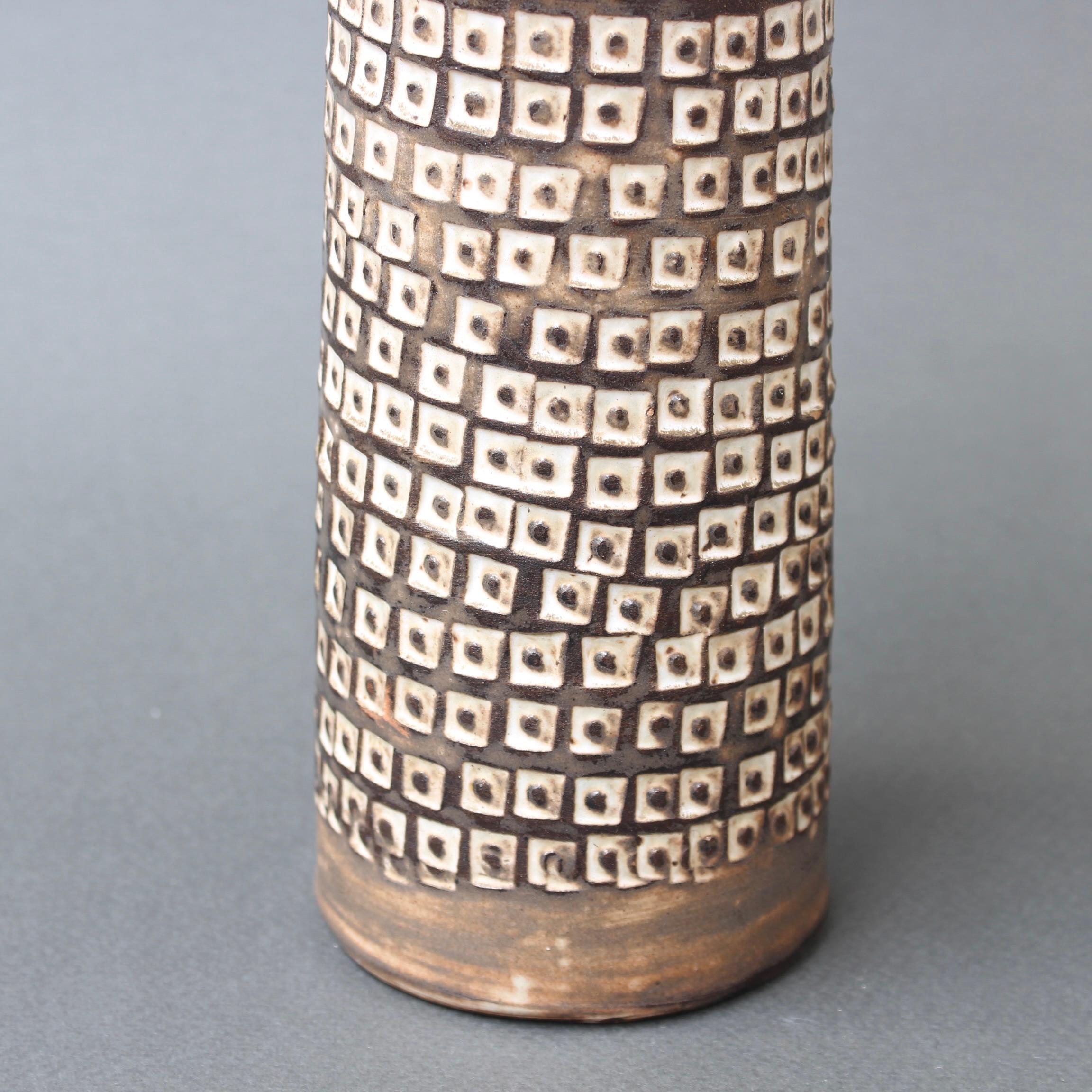 Vintage French Ceramic Flower Vase by Jacques Pouchain, Atelier Dieulefit  For Sale 1
