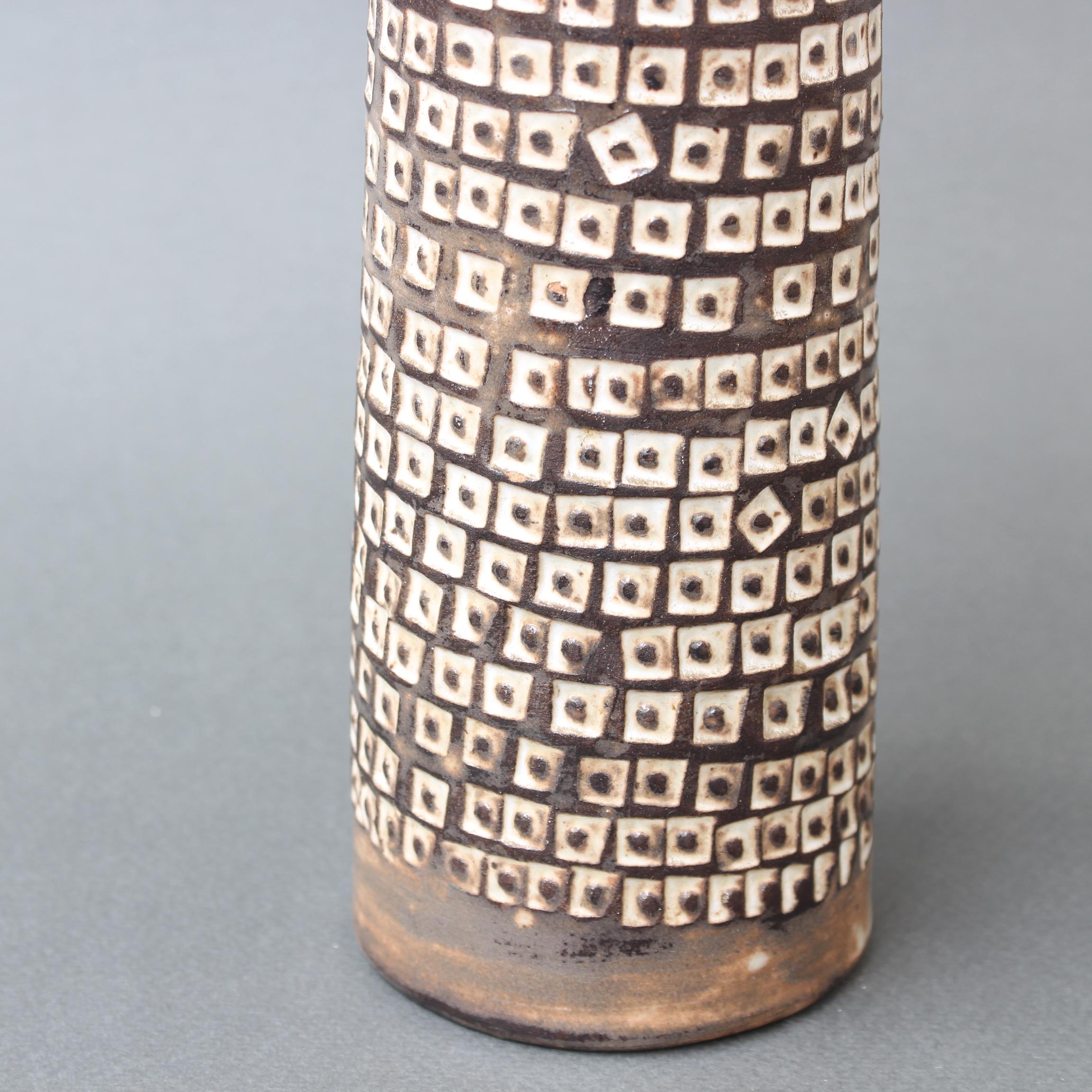 Vintage French Ceramic Flower Vase by Jacques Pouchain, Atelier Dieulefit  For Sale 2