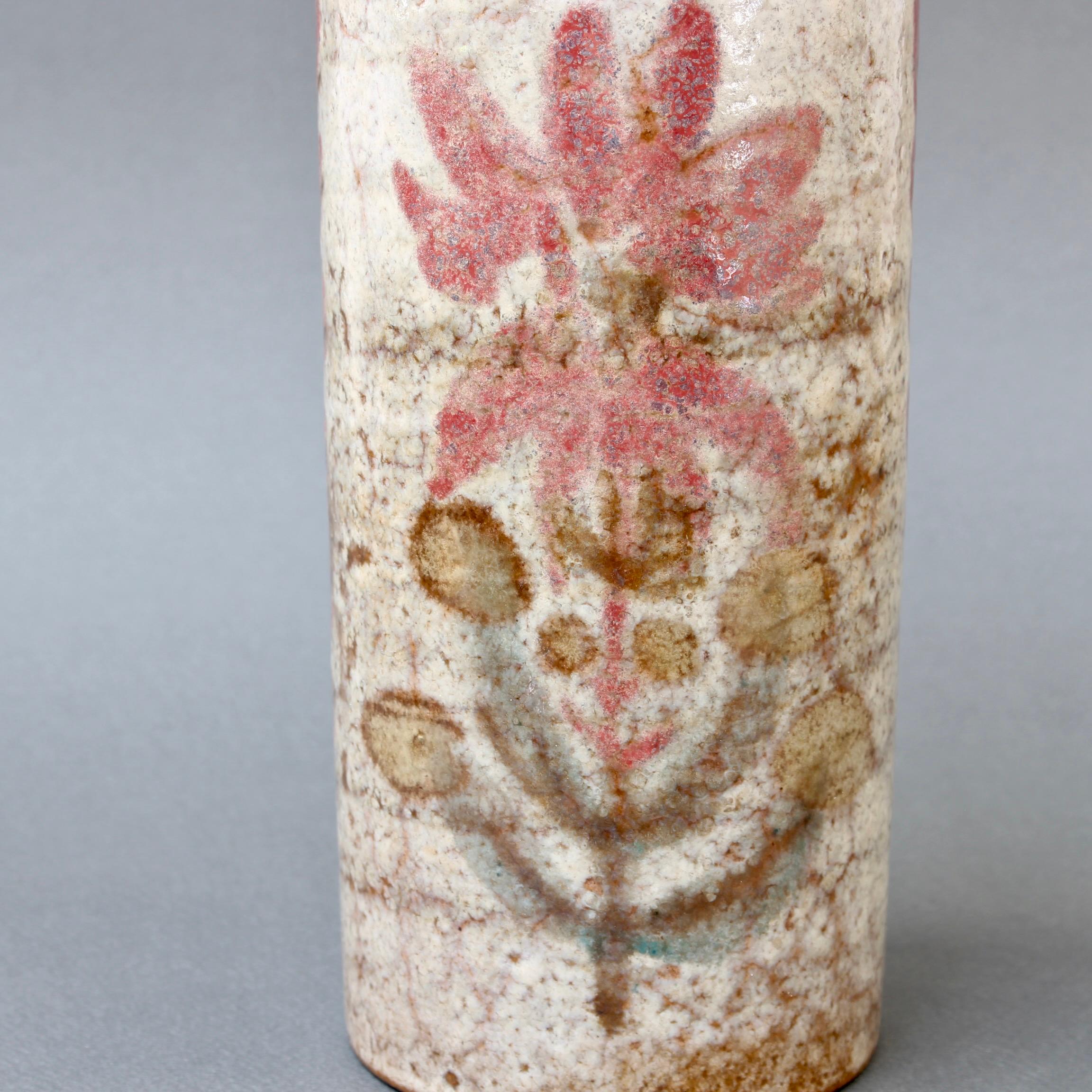 Vintage French Ceramic Flower Vase by Le Mûrier (circa 1960s) 4