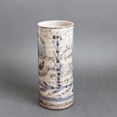 Florero francés vintage de cerámica de Le Mûrier (años 60)