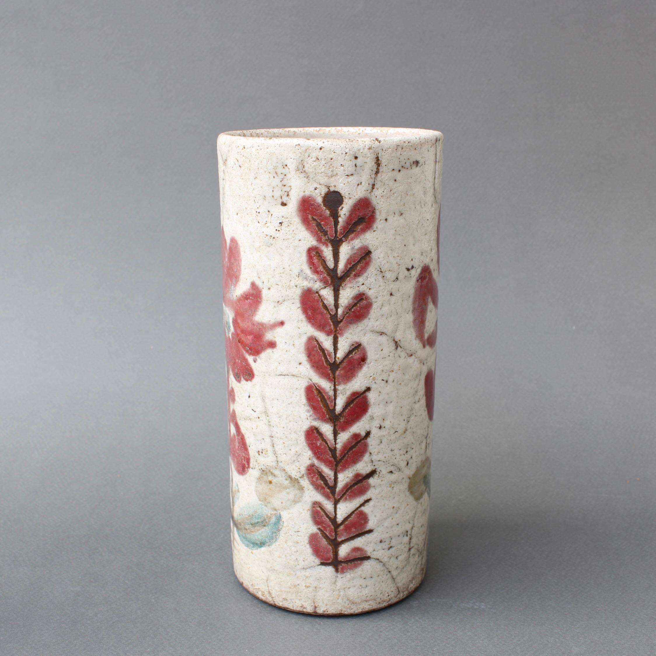Mid-Century Modern Vintage French Ceramic Flower Vase by Le Mûrier 'circa 1960s'