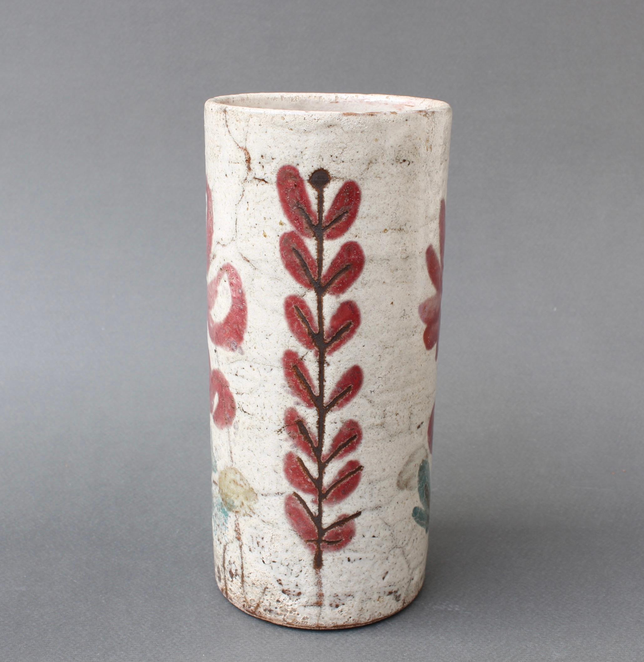Vintage French Ceramic Flower Vase by Le Mûrier 'circa 1960s' In Good Condition In London, GB