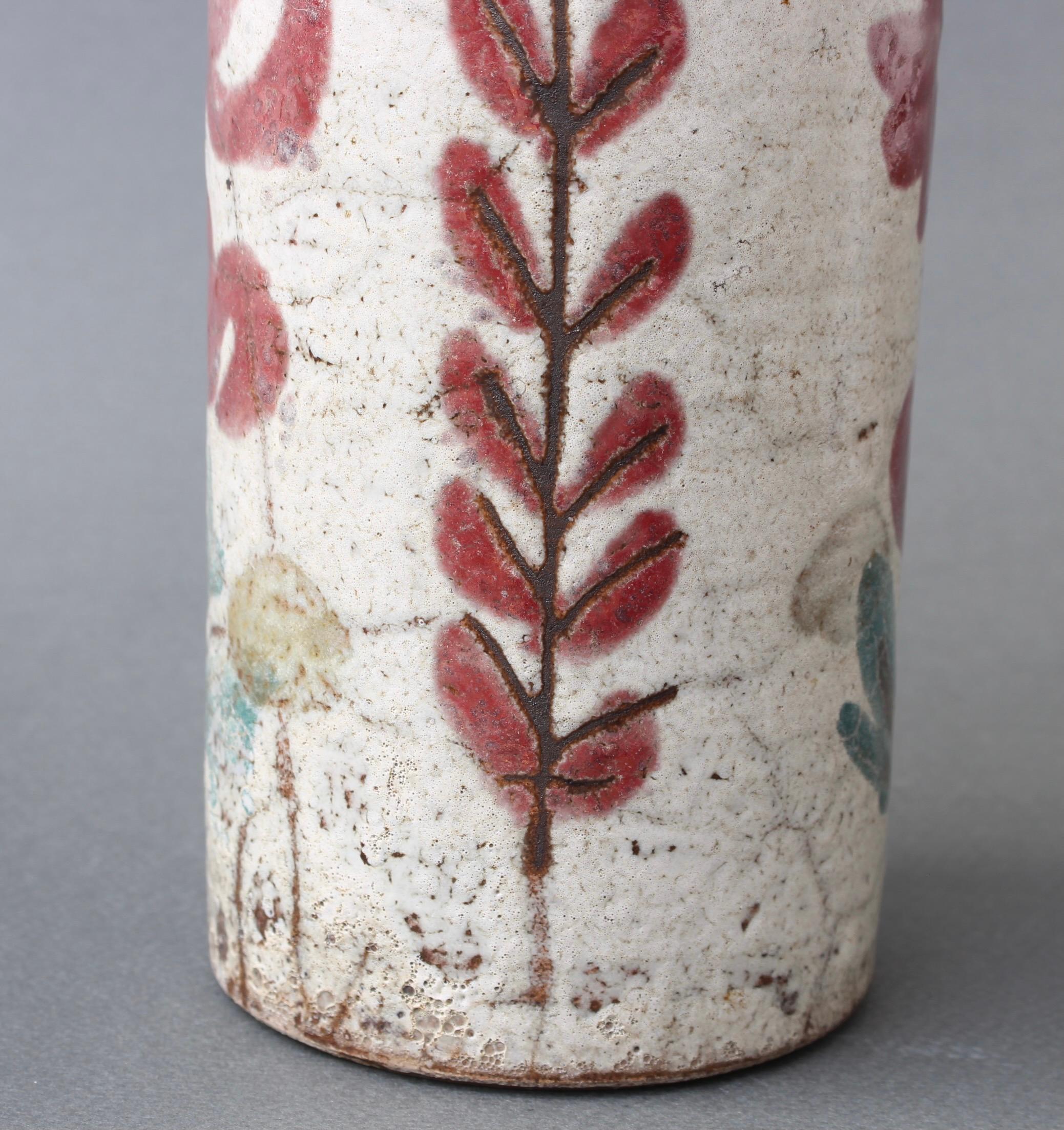 Mid-20th Century Vintage French Ceramic Flower Vase by Le Mûrier 'circa 1960s'