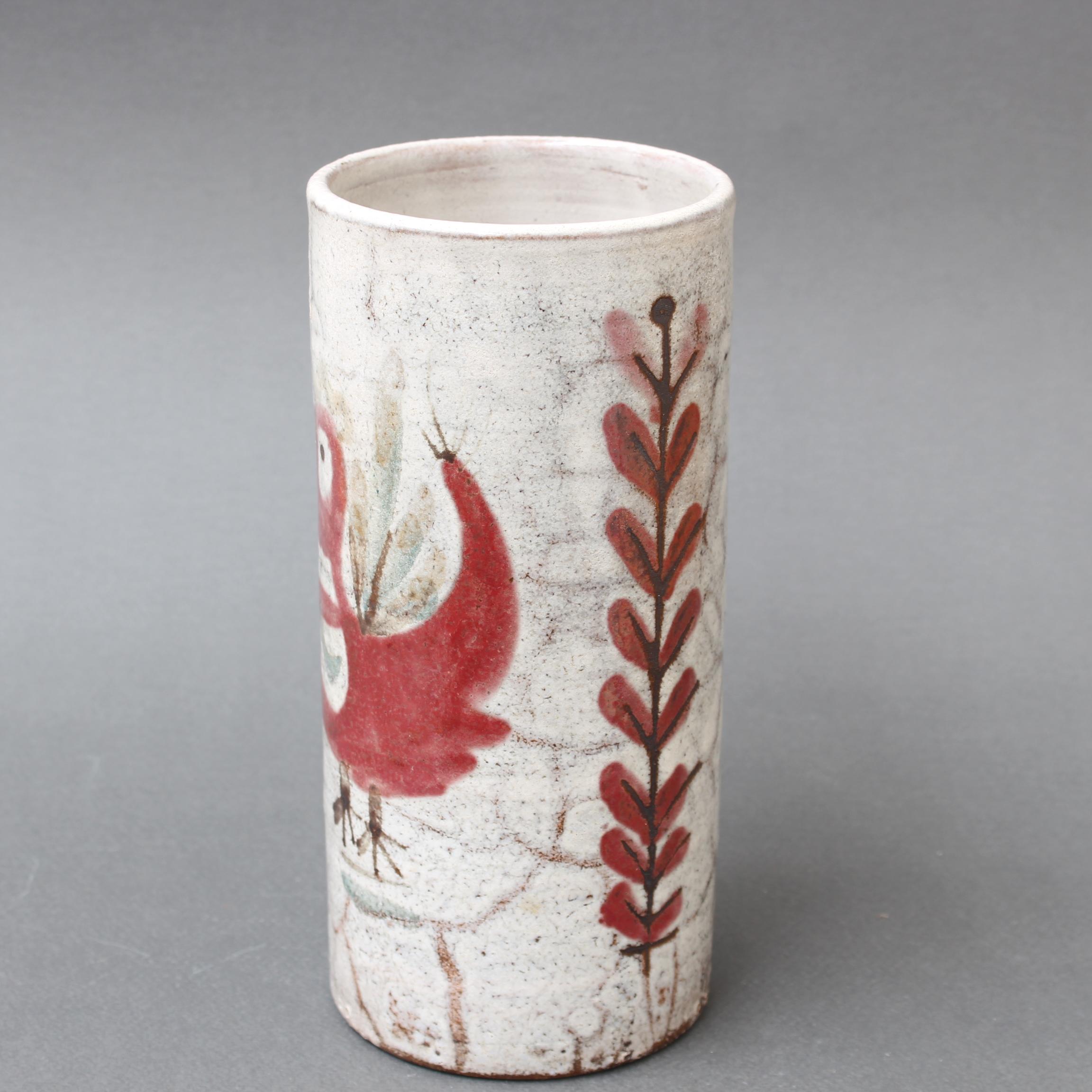 Vintage French Ceramic Flower Vase by Le Mûrier (circa 1960s) 1