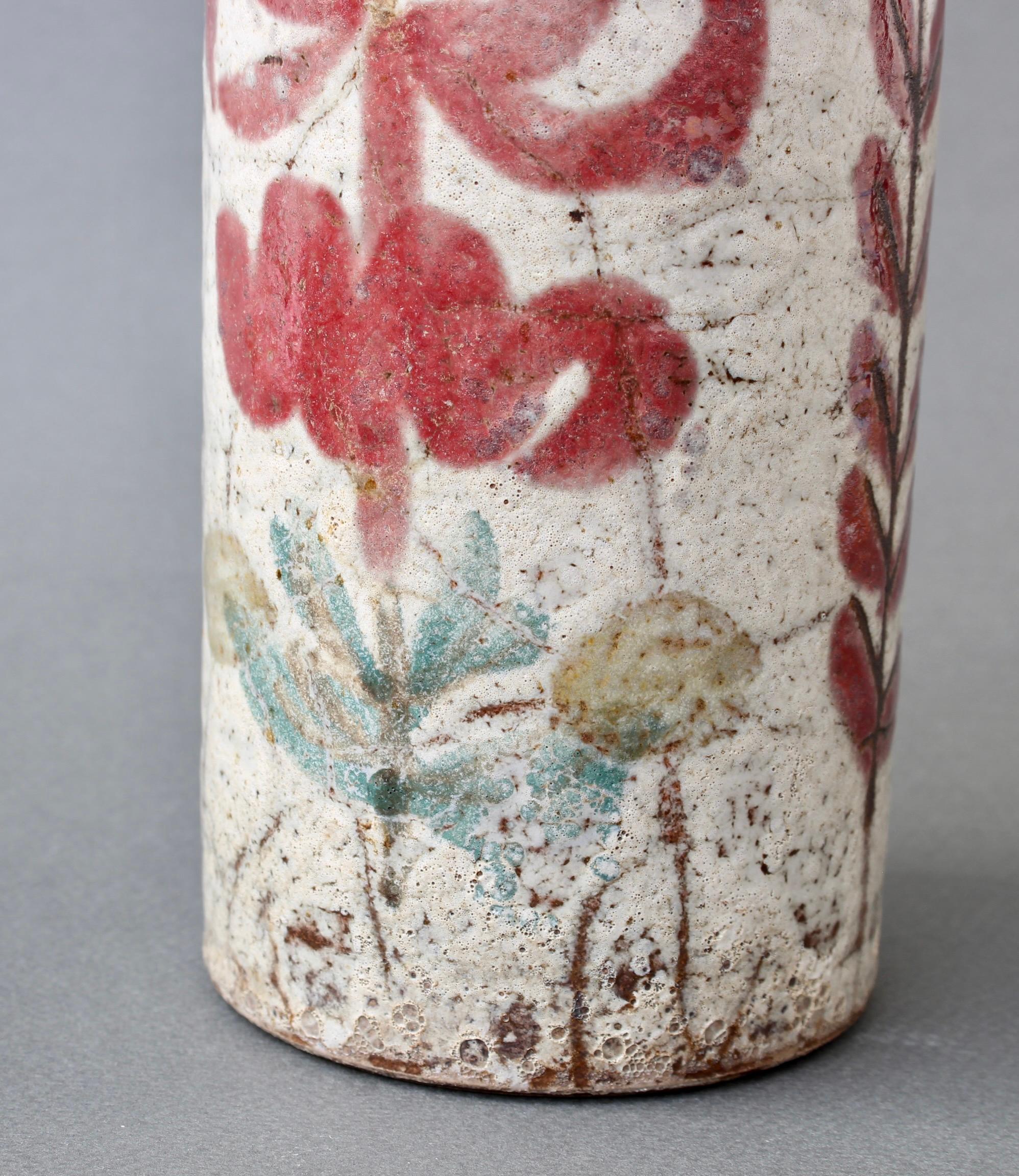 Vintage French Ceramic Flower Vase by Le Mûrier 'circa 1960s' 1