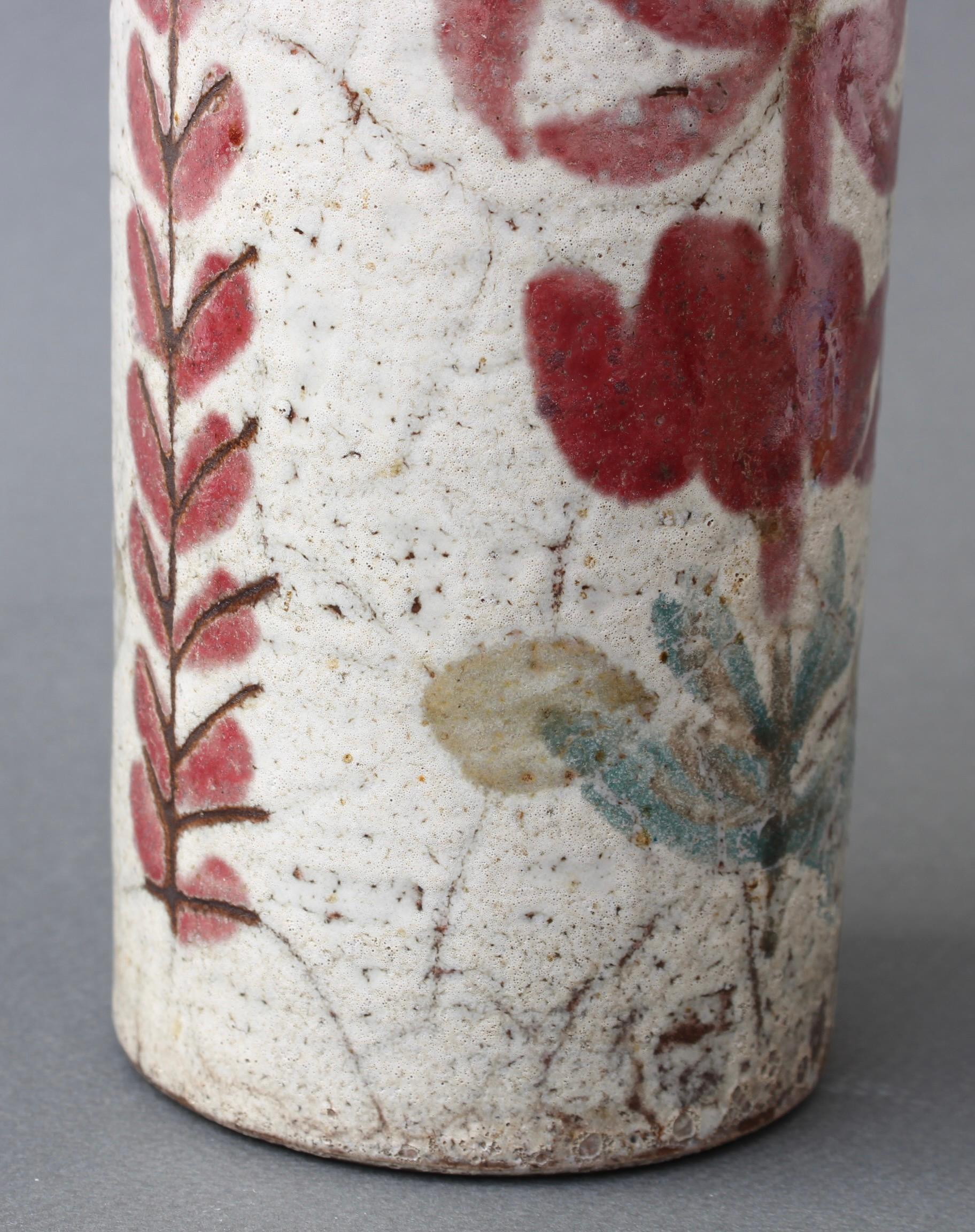 Vintage French Ceramic Flower Vase by Le Mûrier 'circa 1960s' 2