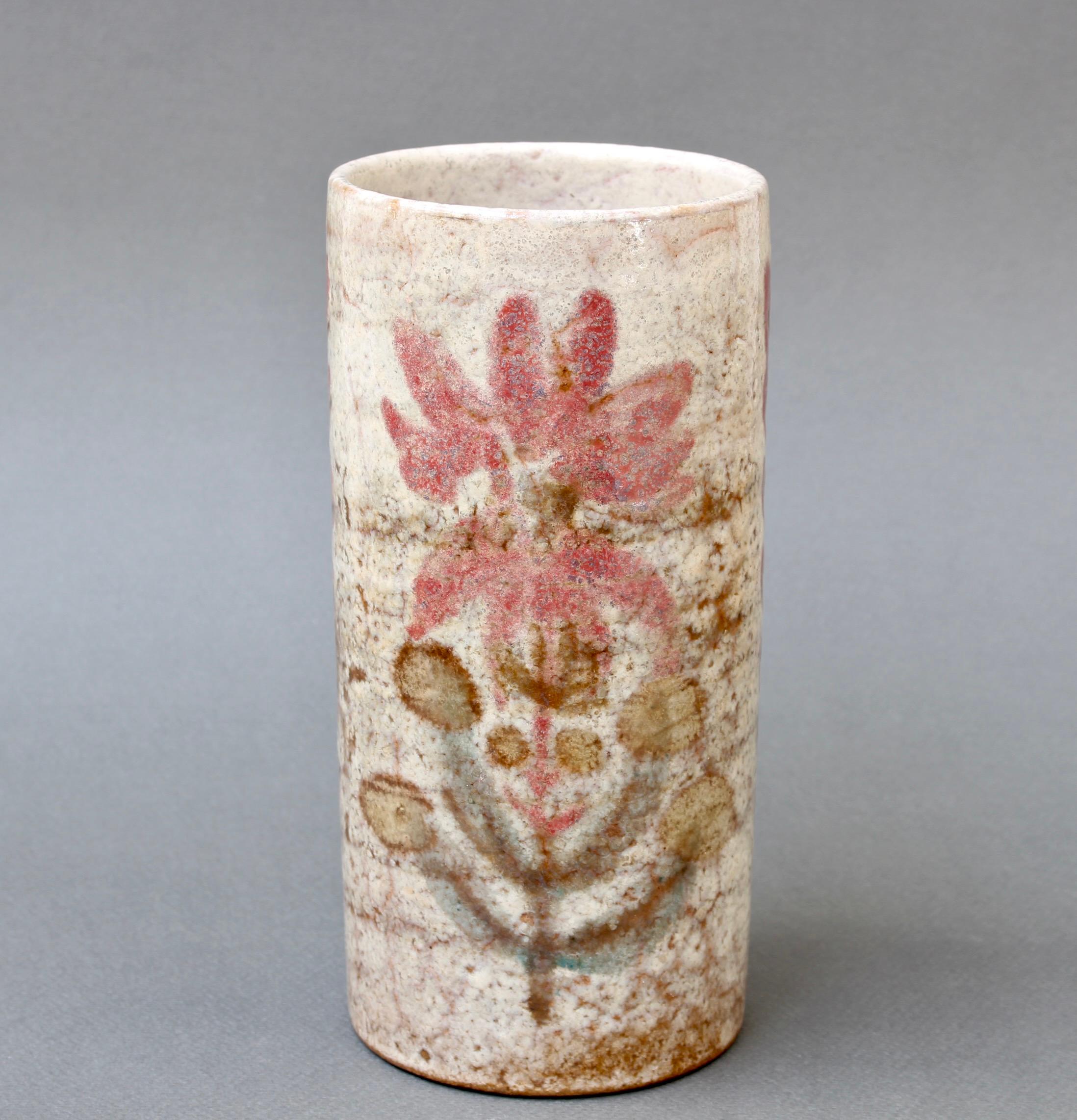 Vintage French Ceramic Flower Vase by Le Mûrier (circa 1960s) 2