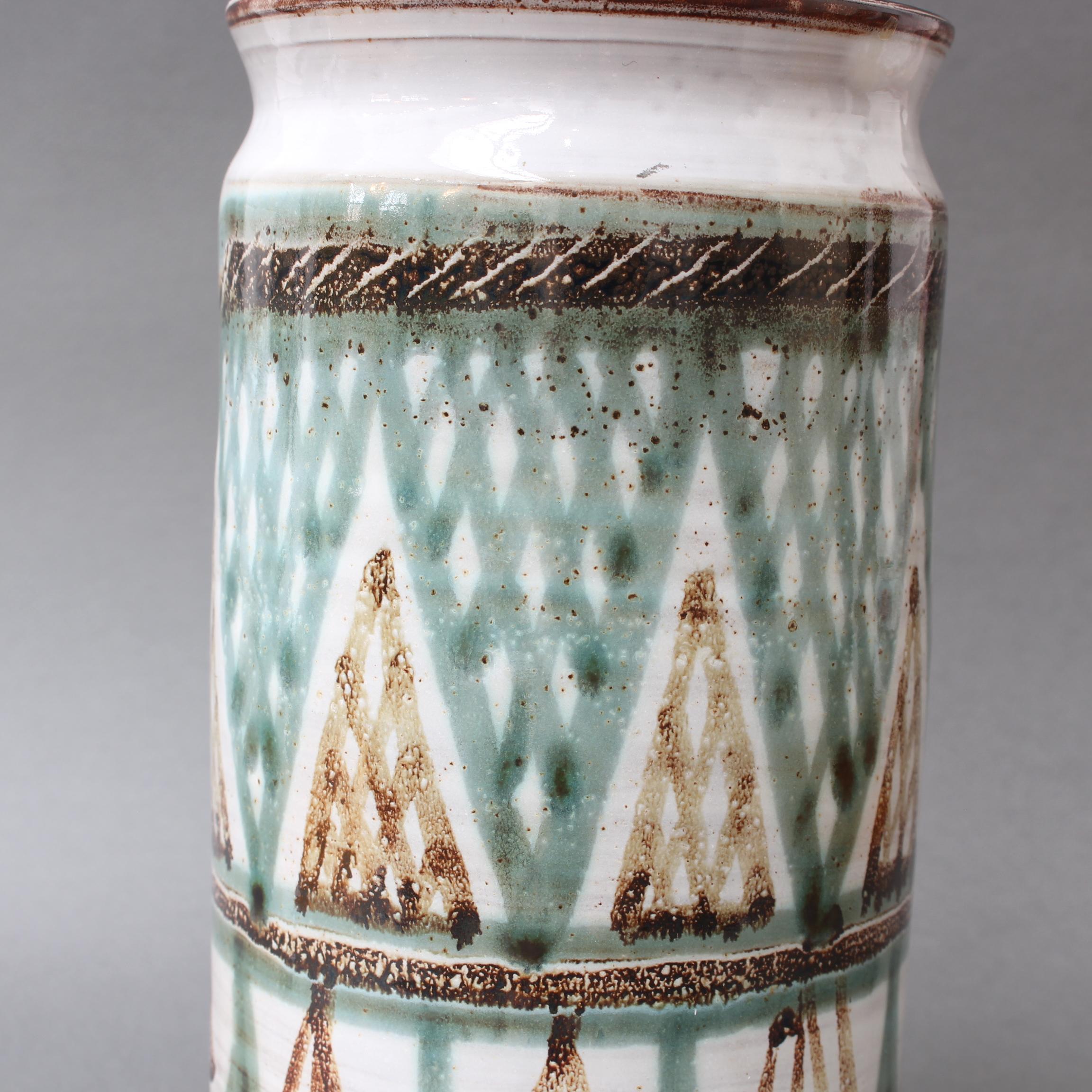 Vintage French Ceramic Flower Vase by Michel Barbier 'circa 1960s' 7