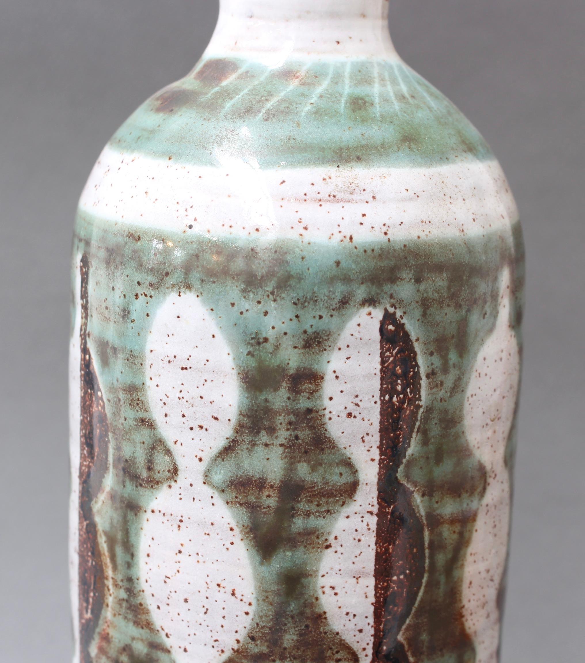 Vintage French Ceramic Flower Vase by Michel Barbier, circa 1960s 10