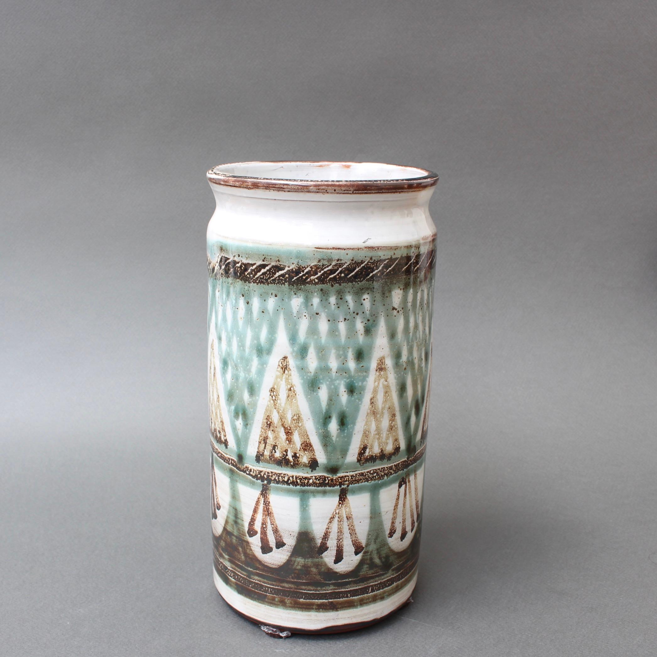 Vintage French Ceramic Flower Vase by Michel Barbier 'circa 1960s' In Good Condition In London, GB
